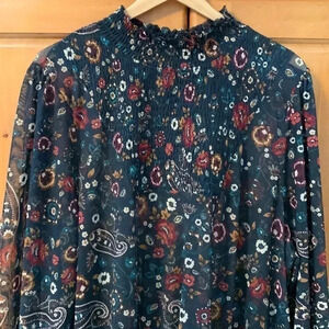 Black floral  3X